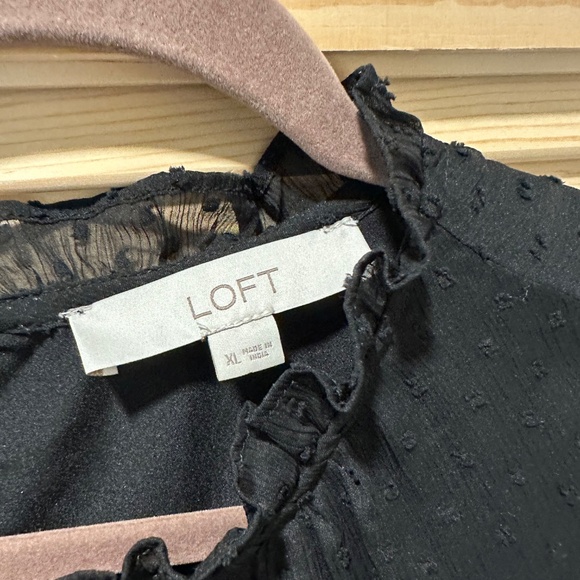 BlackBlouse Loft women’s size XL - Picture 3 of 3